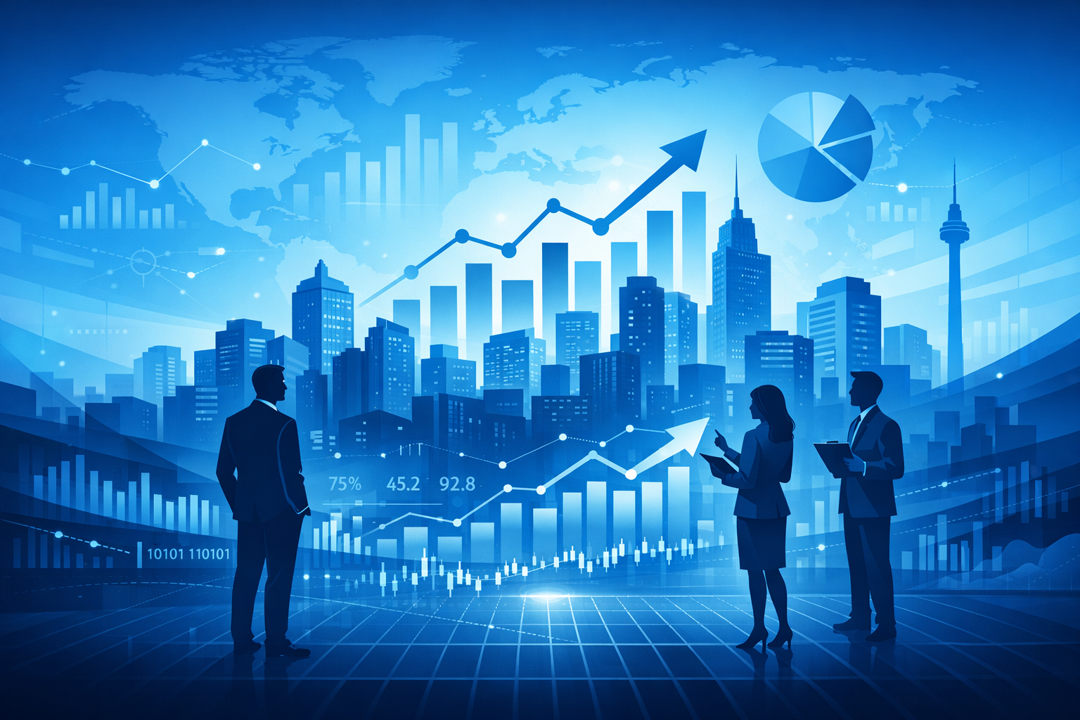 Corporate Skyline Analytics Hero Image